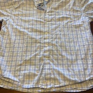 George Strait Wrangler Western Plaid Button Down Shirt Men’s 2XL